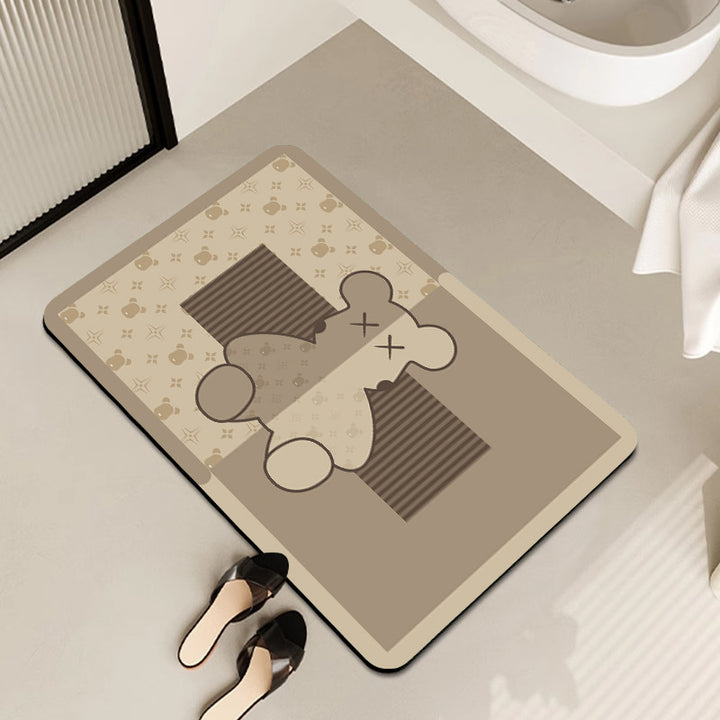 Decorative Cartoon-Themed Floor Mat Bowlift