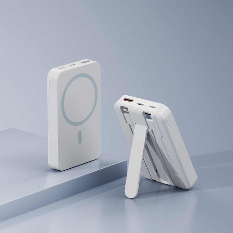 Magsafe Powerbank with Integrated Stand and High-Speed Charging Bowlift