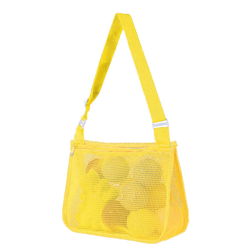 Practical and Breathable Beach Bag with Mesh Structure Bowlift