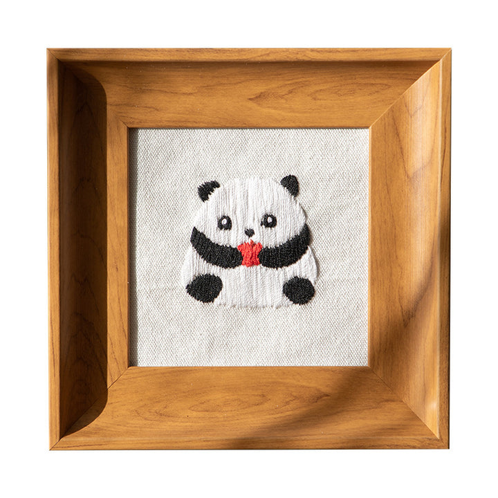 Embroidered Cat Art Frame