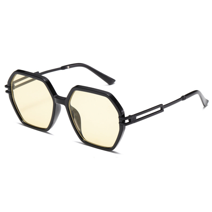Women's fashionable sunglasses in avant-garde hexagon design Bowlift