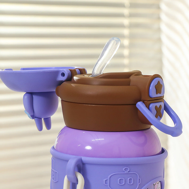 Ladies Motivating Water Bottle with Carrying System from Bowlift