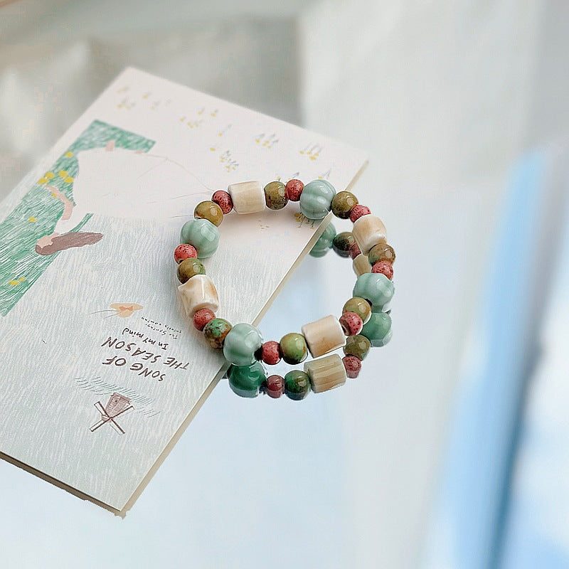 Heart-Shaped Beaded Bracelet Bowlift