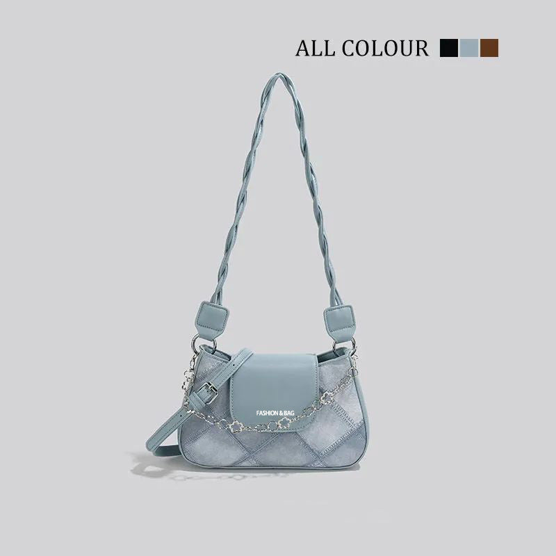 Fashion-Forward Quilted Shoulder Bag Bowlift