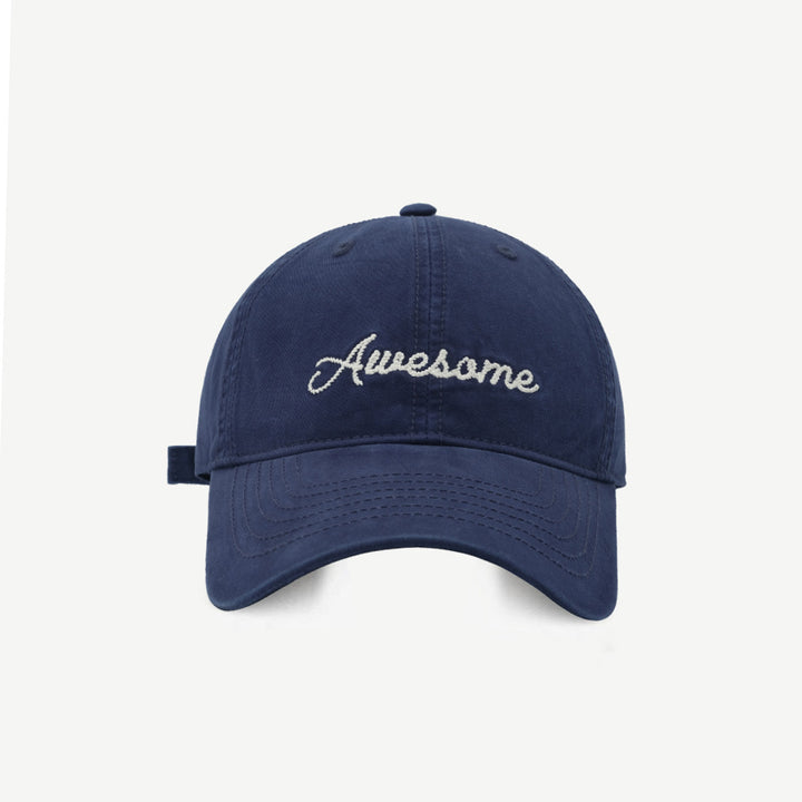 Embroidered Cotton Adjustable Cap