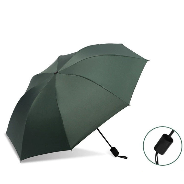 Women compact folding umbrella with Bowlift handle