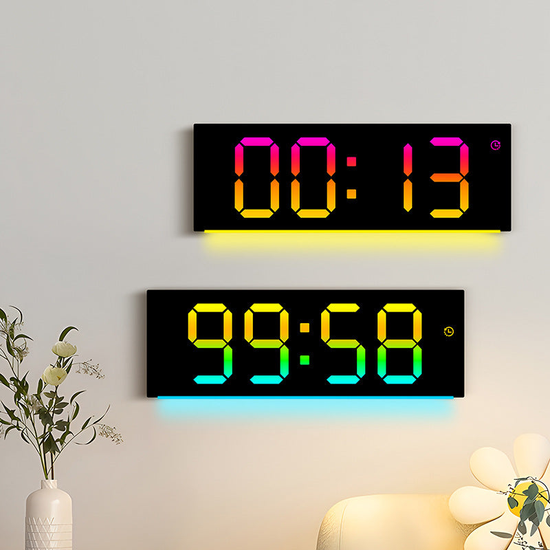 Digital wall clock with temperature sensor Bowlift