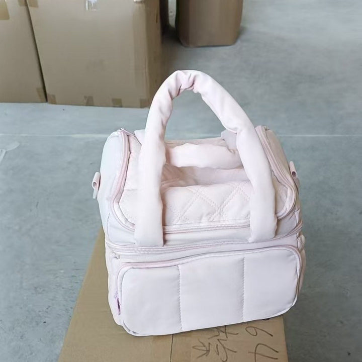 Elegant cosmetic bag with compartments Bowlift