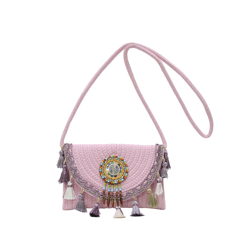 Bohemian-Inspired Handcrafted Beaded Clutch Bowlift
