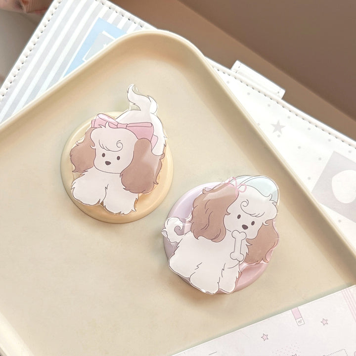 Playful refrigerator magnet in dog design Bowlift