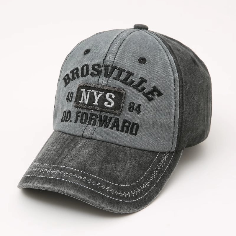 Men's Vintage-Inspired Distressed Baseball Cap Bowlift 1784188194
