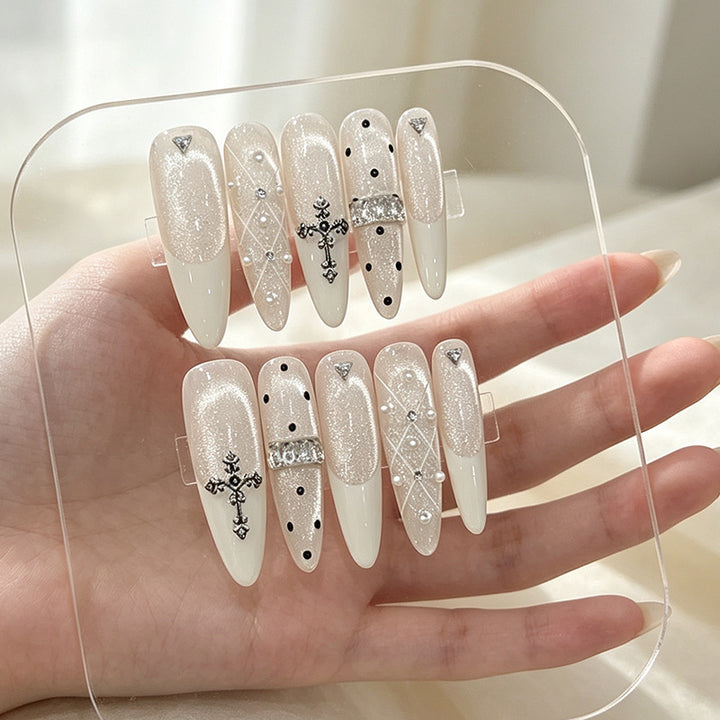 Decorative Nail Art Press-On Set Bowlift 1787314135