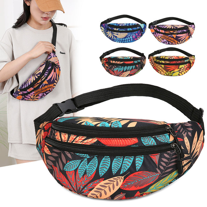 Floral Print Utility Fanny Pack Bowlift