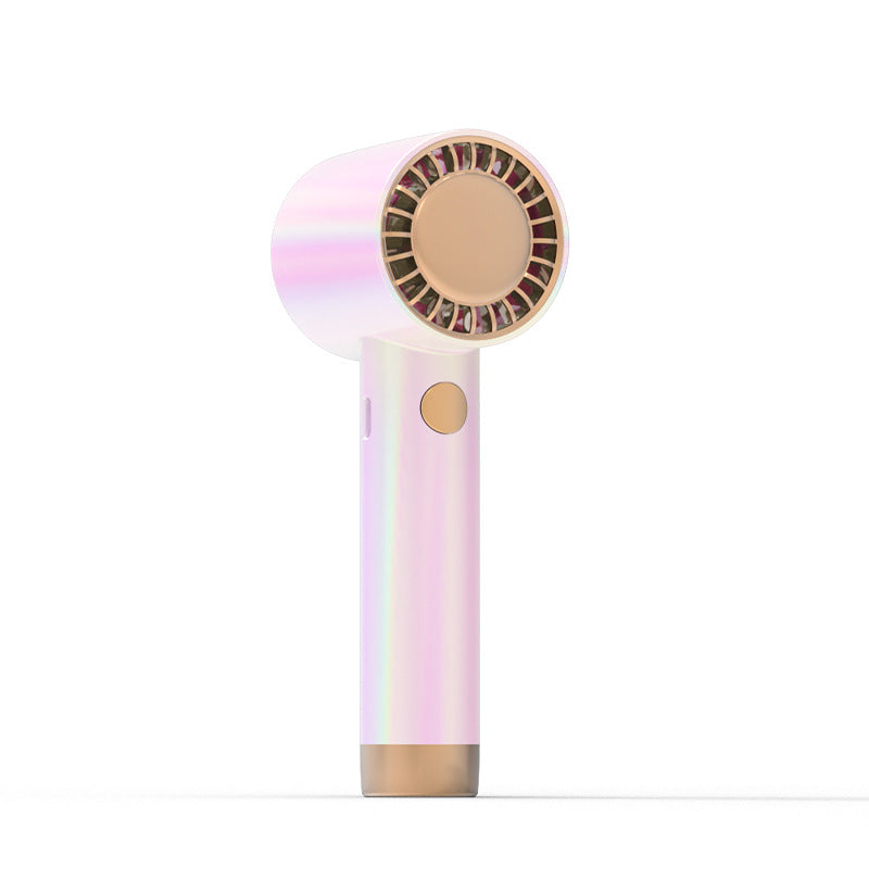 Unisex Portable Mini USB Fan with Ergonomic Handle and Powerful Cooling Bowlift