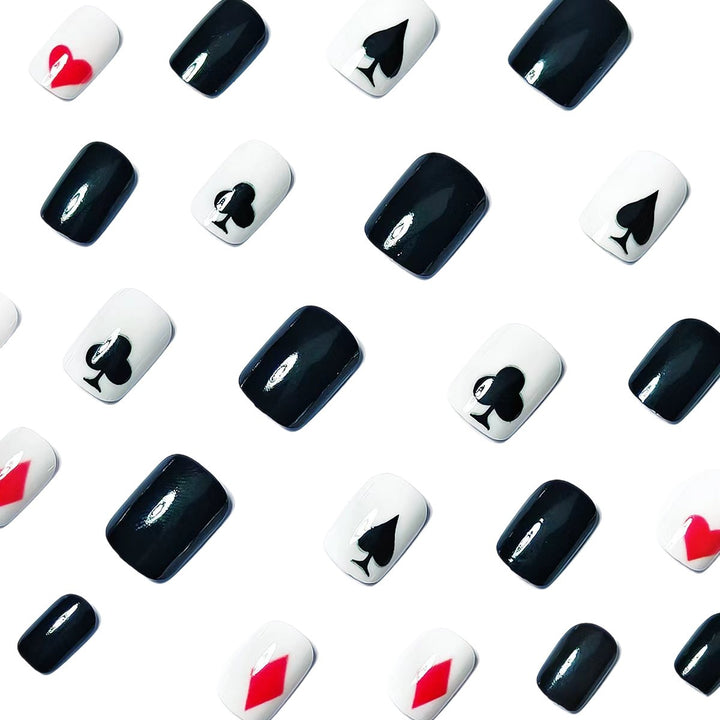 Playing Card-Themed Nail Art Bowlift