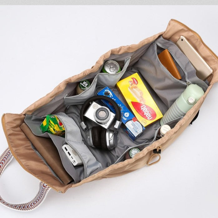 Stylish Multi-Pocket Diaper Tote Bowlift