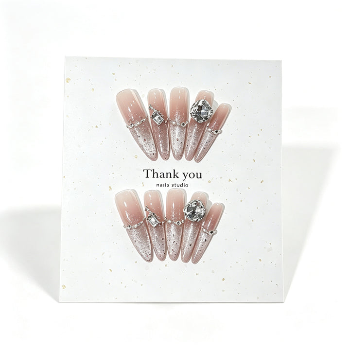 Elegant Press-On Nails Bowlift