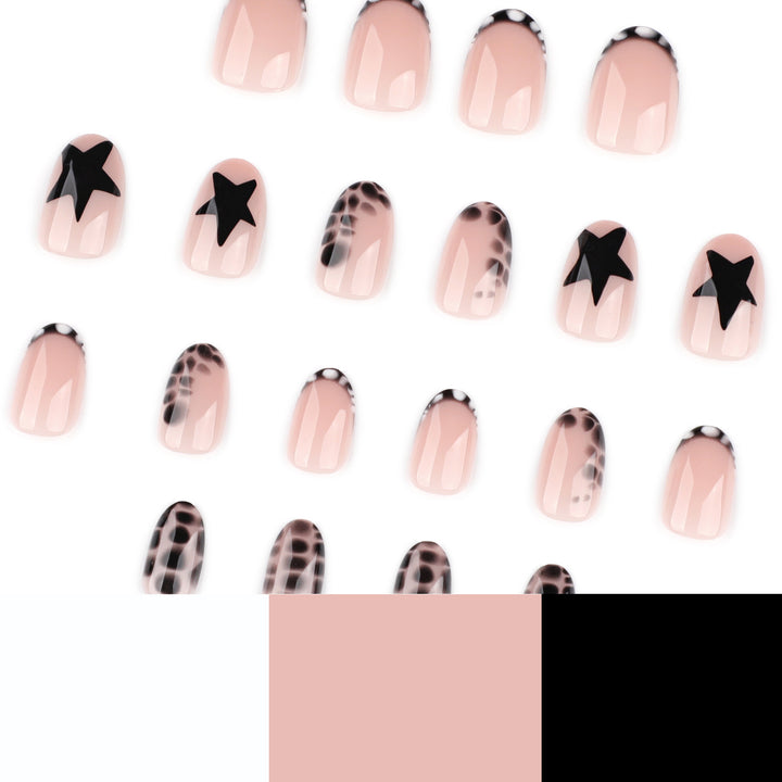 Creative nail art with shimmering star motifs Bowlift