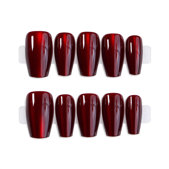 Glossy Stiletto Press-On Nail Art Set Bowlift