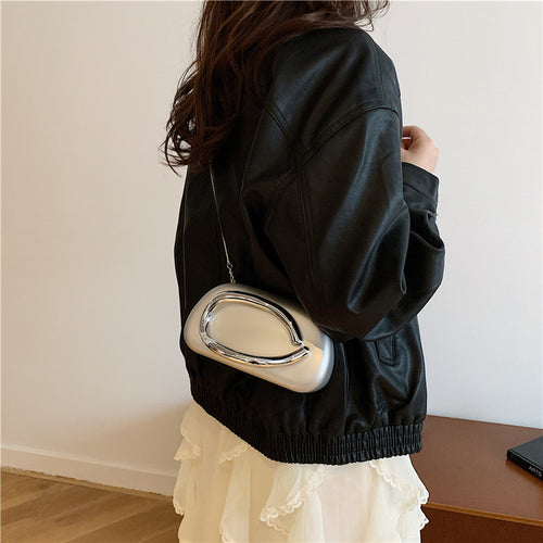 Chic Sculpted Crossbody Handbag Bowlift