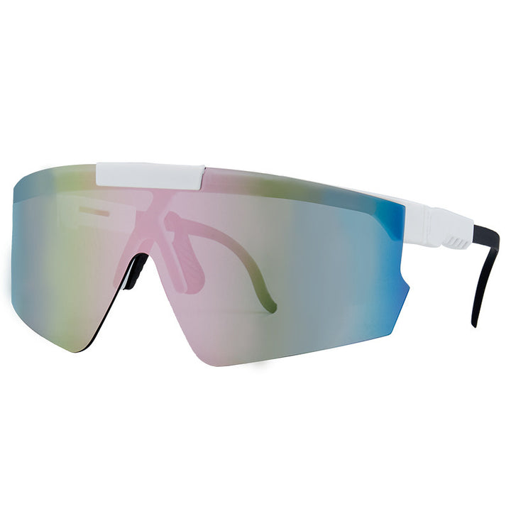 Women's sport sunglasses in modern design with large lenses Bowlift