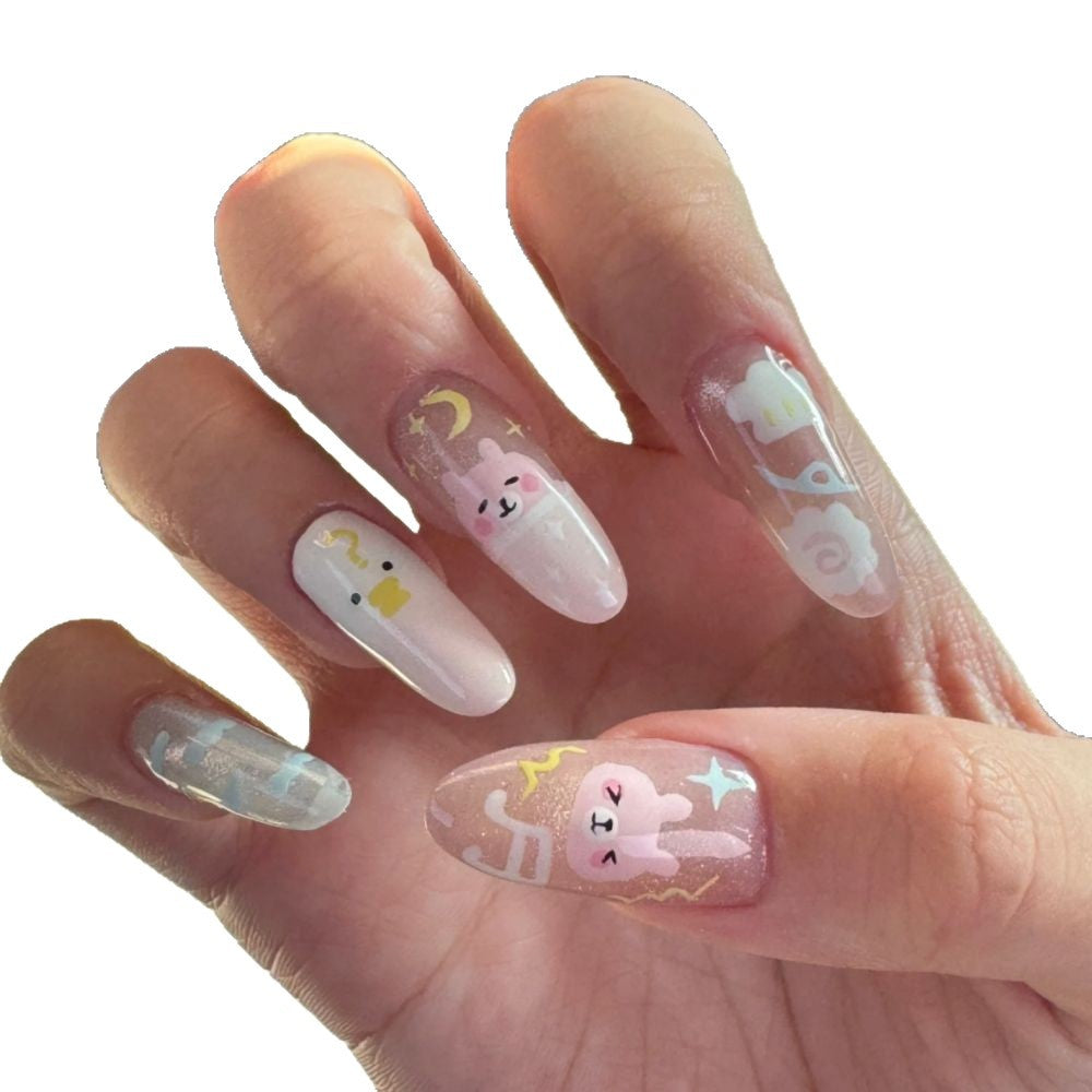 Stylish animal motif artificial nails Bowlift