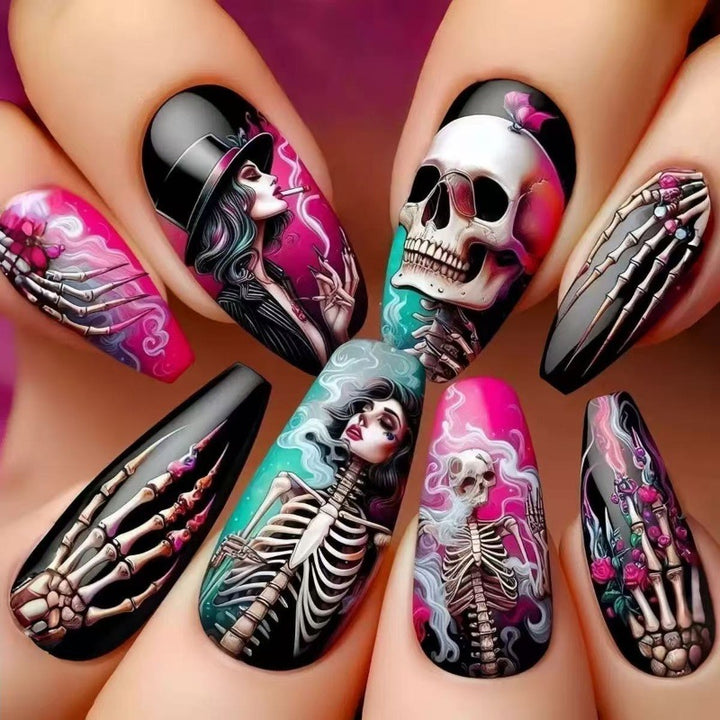 Creative Halloween Art Nails Bowlift