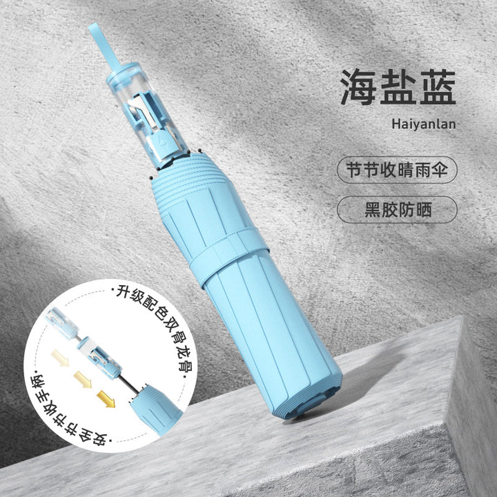 Unisex Multifunctional Umbrella with Telescope Mechanism Bowlift