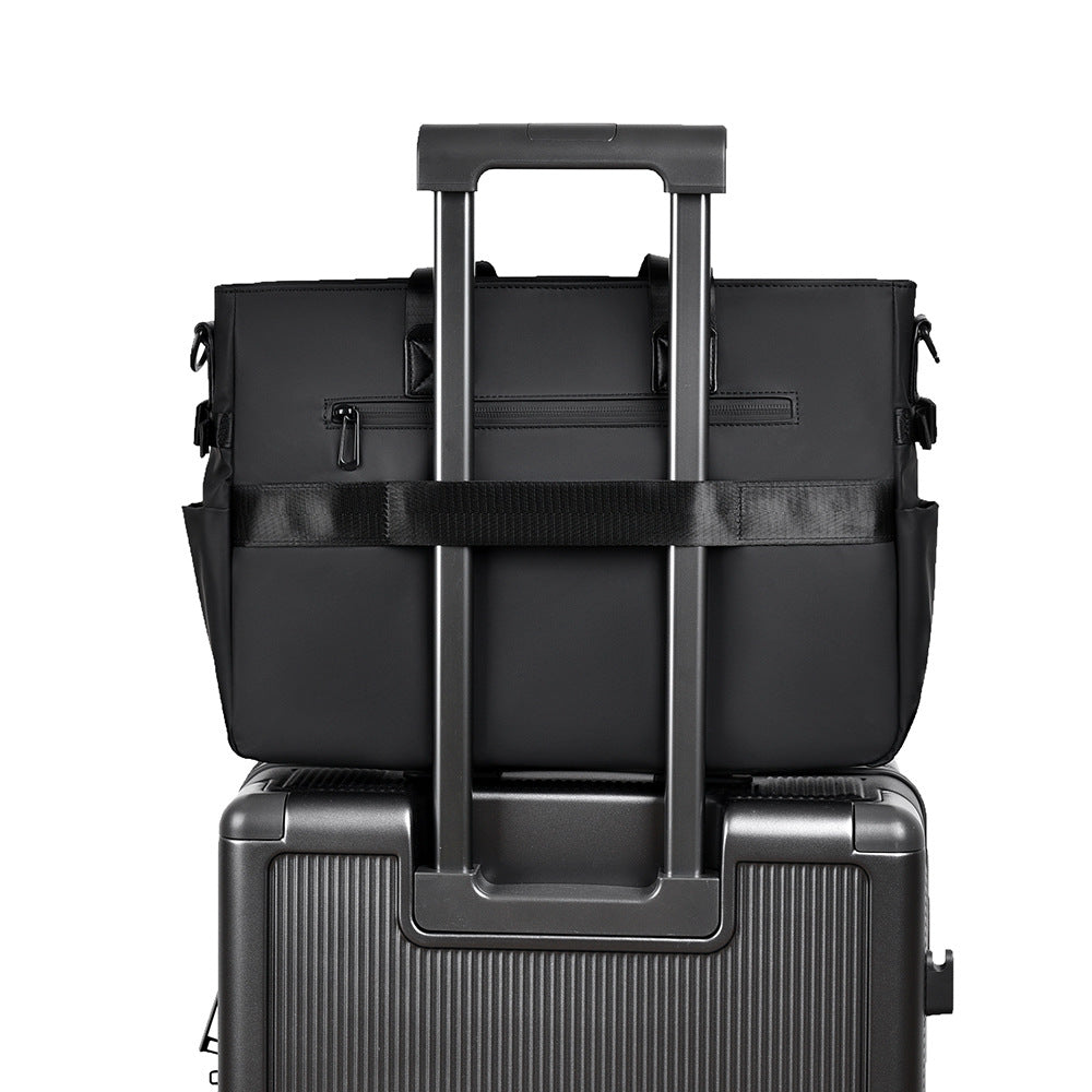 Professional Multi-Pocket Tech Briefcase Bowlift