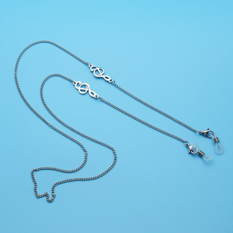 Lightweight Adjustable Eyewear Chain Bowlift