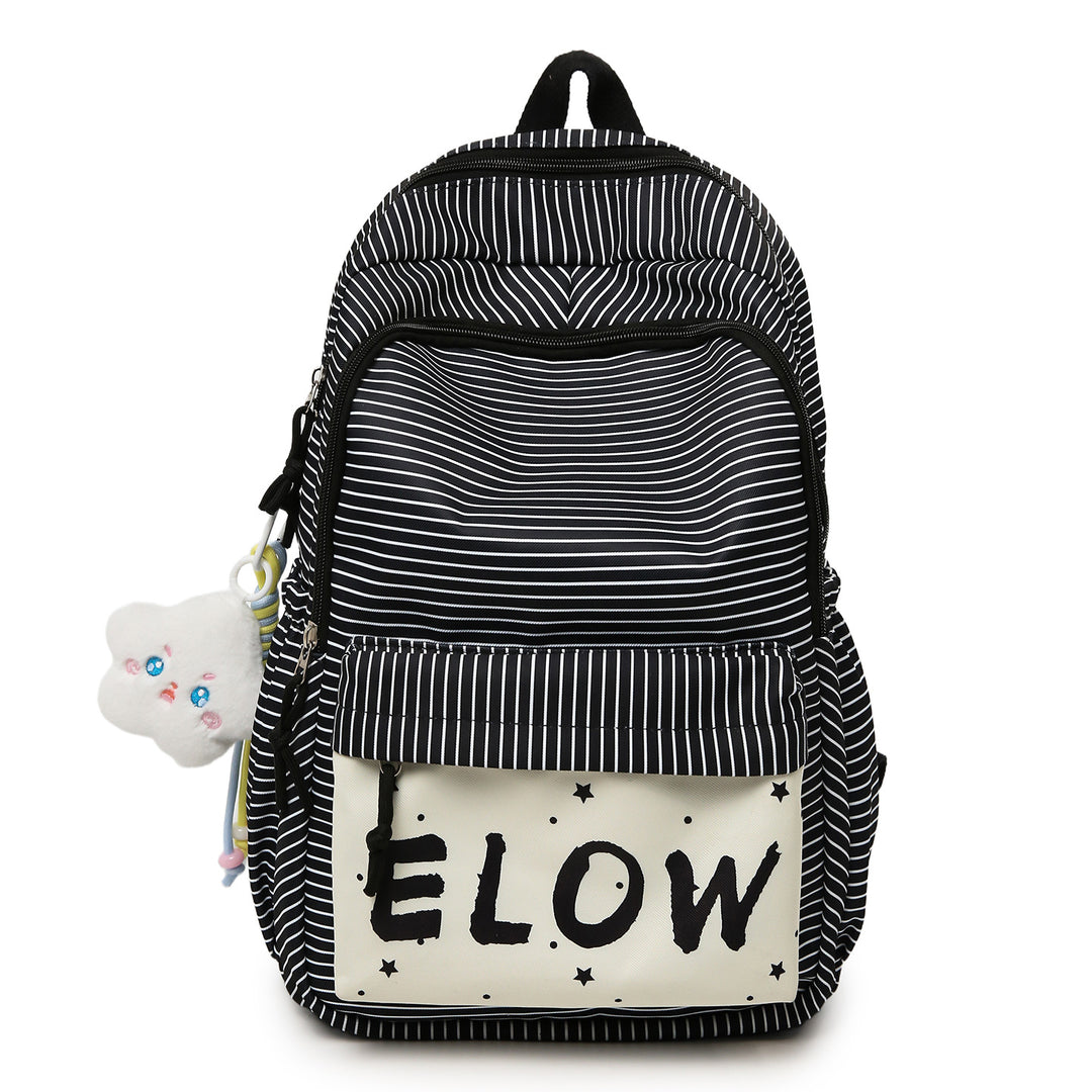 Playful Striped Backpack
