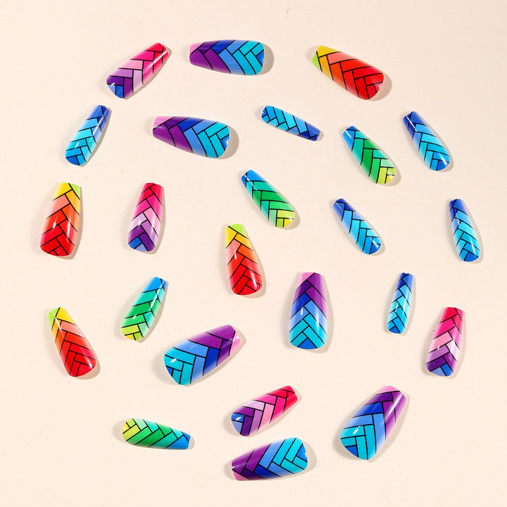 Colorful Braided Nail Art Set Bowlift