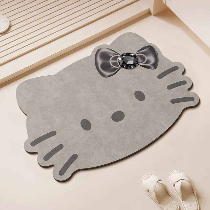 Cat-Shaped Bath Mat