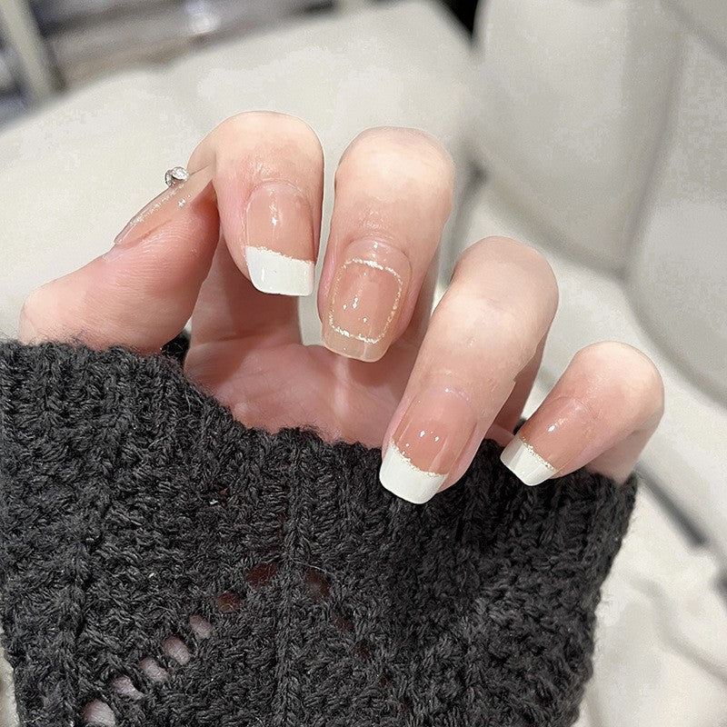 Ombre Press-On Nails with Glossy Finish Bowlift