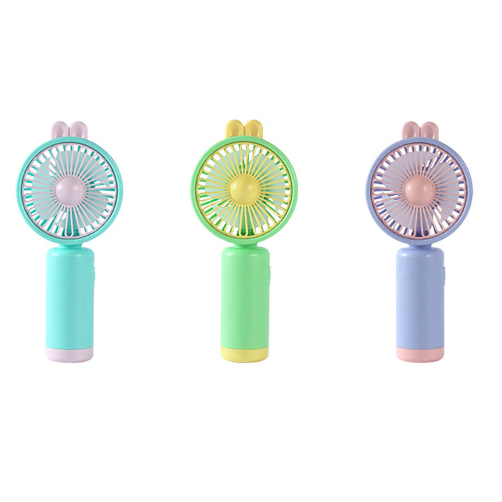 Cute Bunny Ears Handheld Fan Bowlift