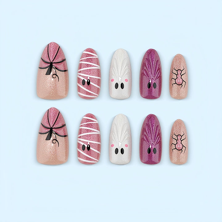 Creative Halloween Art Nails Set Bowlift