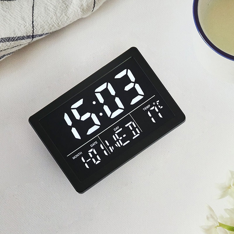 Digital radio alarm clock with thermometer Bowlift
