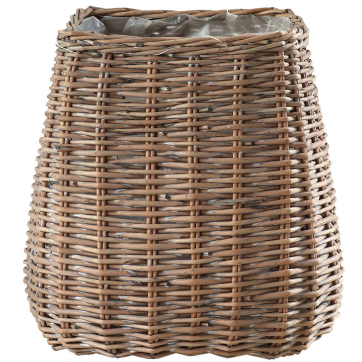 Large Handmade Laundry Basket with Natural Design Bowlift
