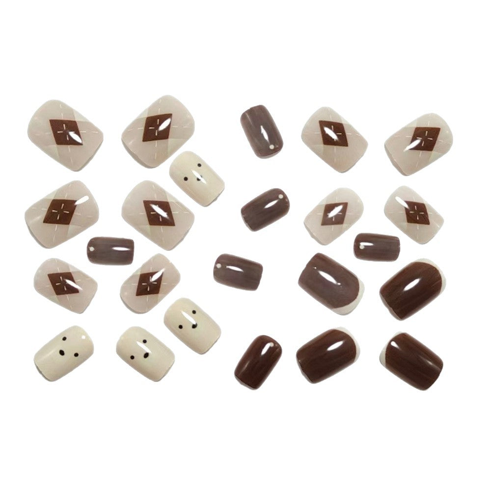 Artificial nail set with cute animal designs Bowlift