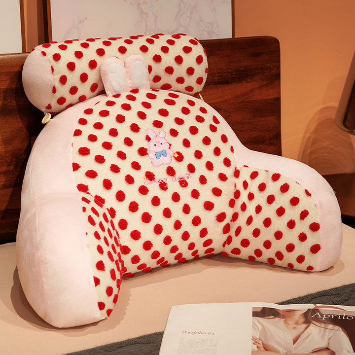 Ergonomic Plush Back Support Cushion Bowlift