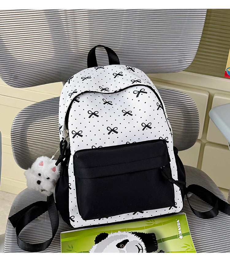 Whimsical Pattern Casual School Backpack Bowlift