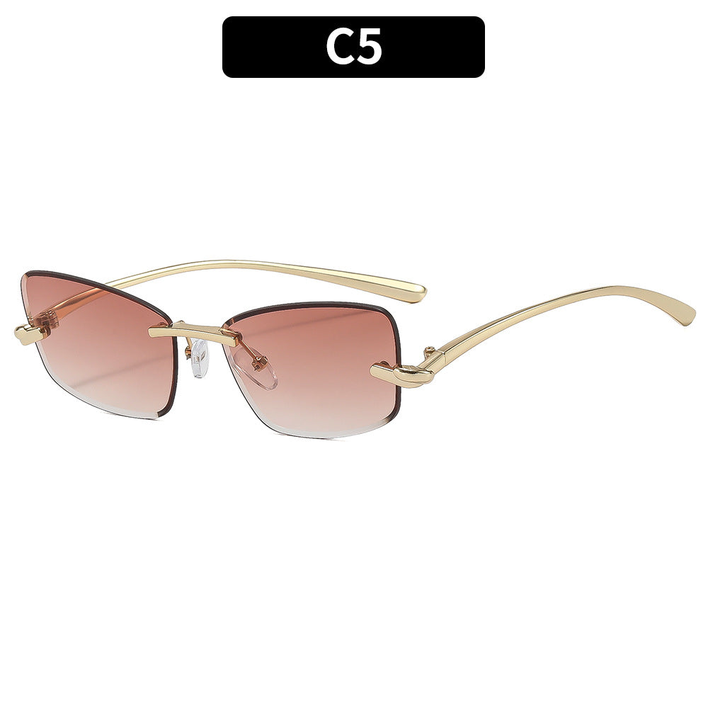 Sleek Modern Square Frame Sunglasses