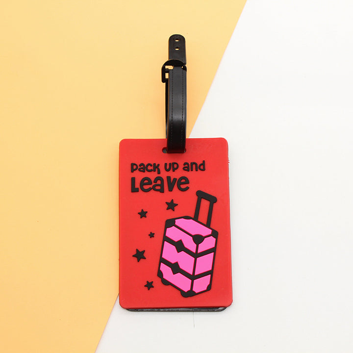 Unisex Travel-Themed Luggage Tag Bowlift