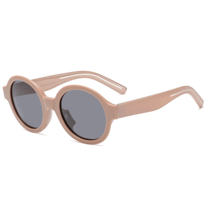 Ladies fashionable sunglasses in stylish round design Bowlift