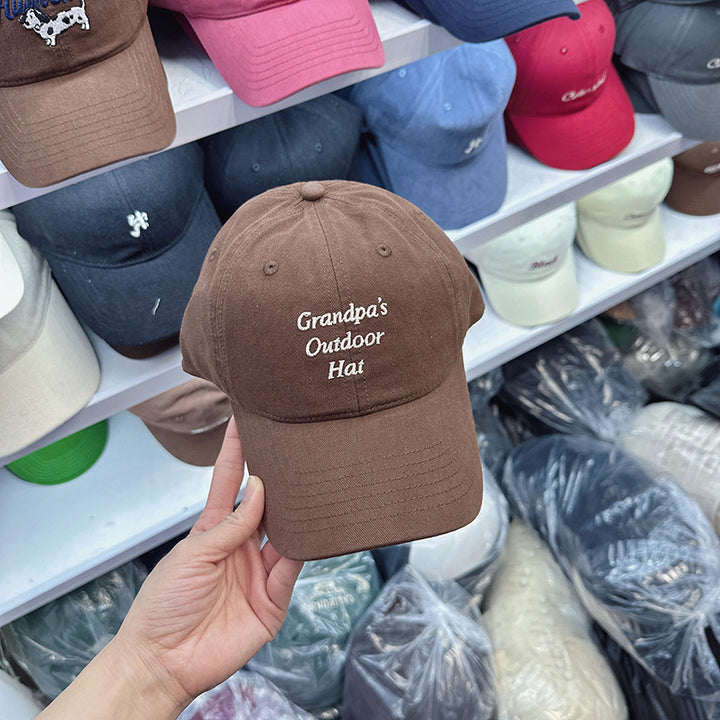 Men's Cotton Baseball Cap Bowlift