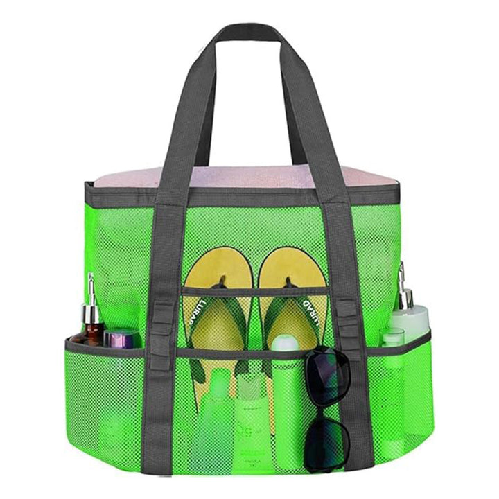 Practical Beach Tote Bag Made of Breathable Mesh Material Bowlift