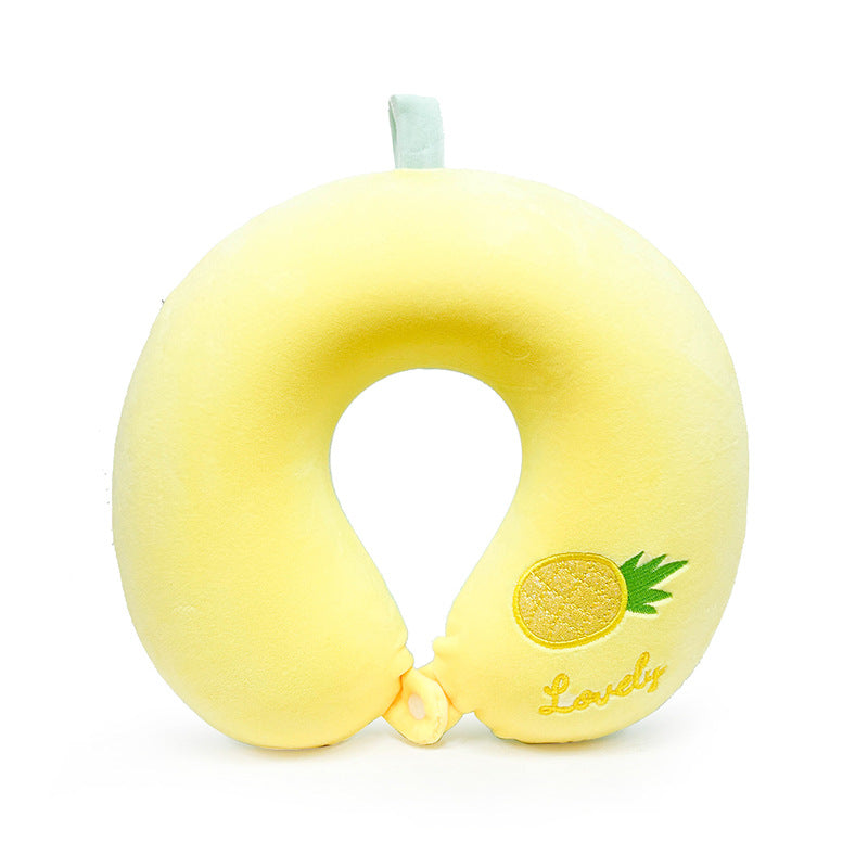 Ladies Travel Neck Support Pillow with Fruity Design Bowlift