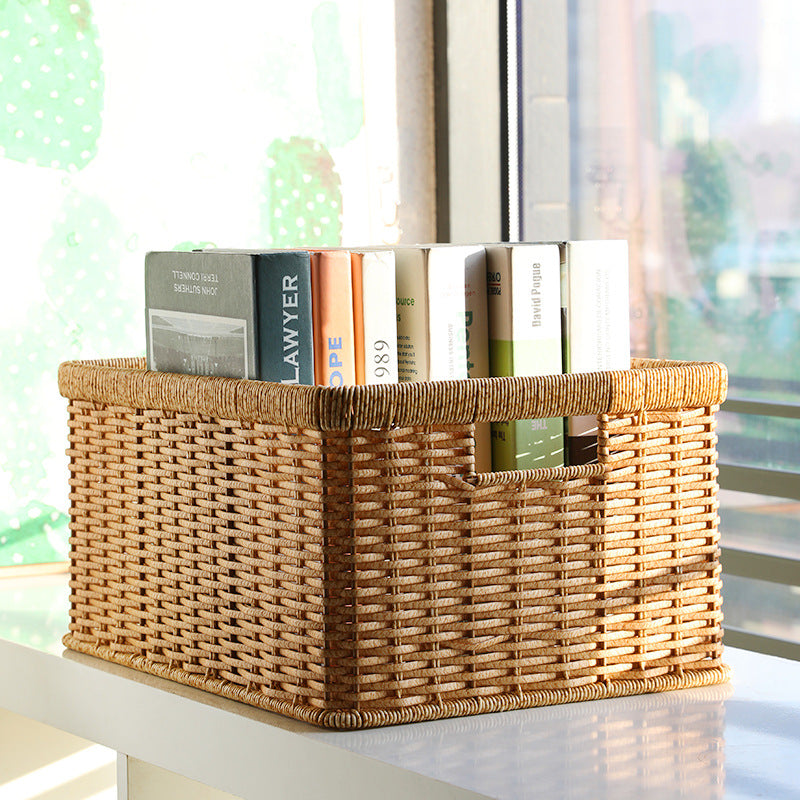 Unisex Practical Storage Basket with Open Handles Bowlift
