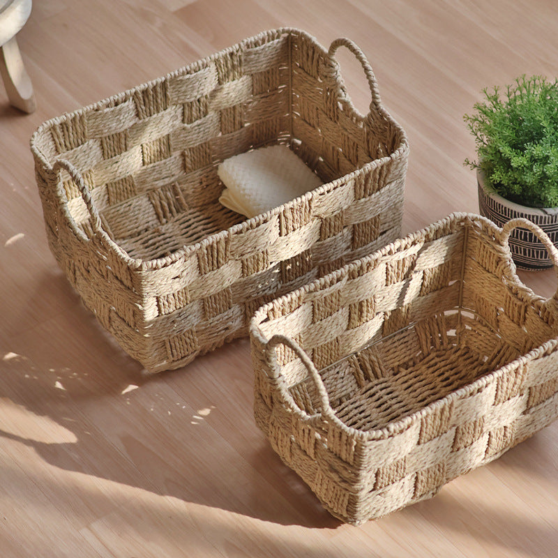 Handmade storage basket with practical handle Bowlift