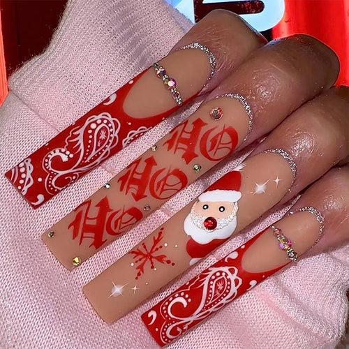 Creative Christmas Nail Art Bowlift